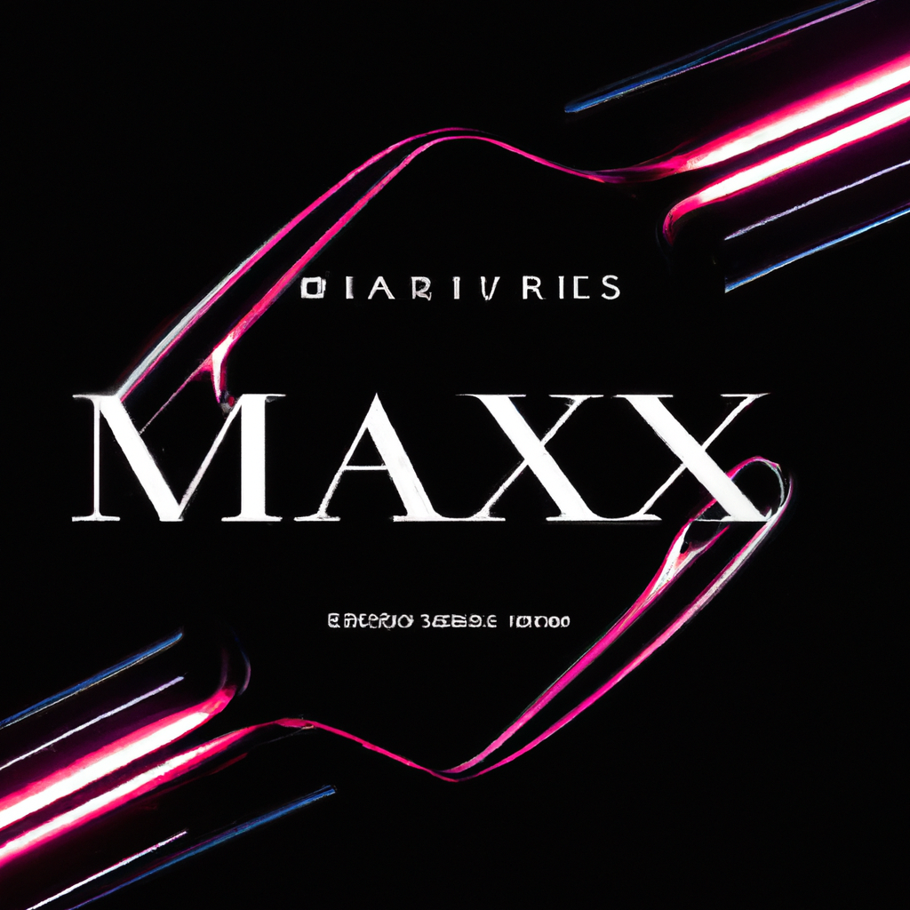 Секция лендинга для люксового бренда с крупной типографикой и неоновыми акцентами