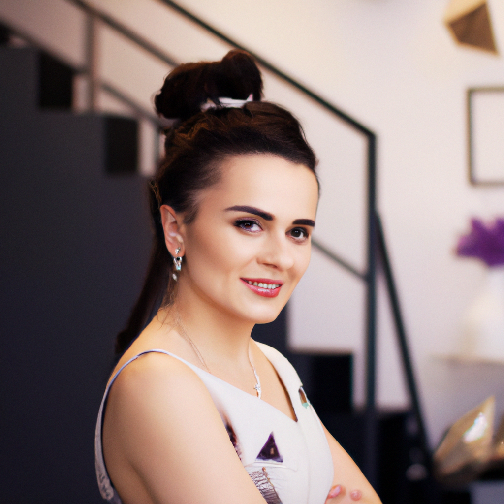 Портрет довольной бизнесвумен CEO